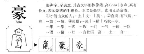 豪五行|豪字五行属什么